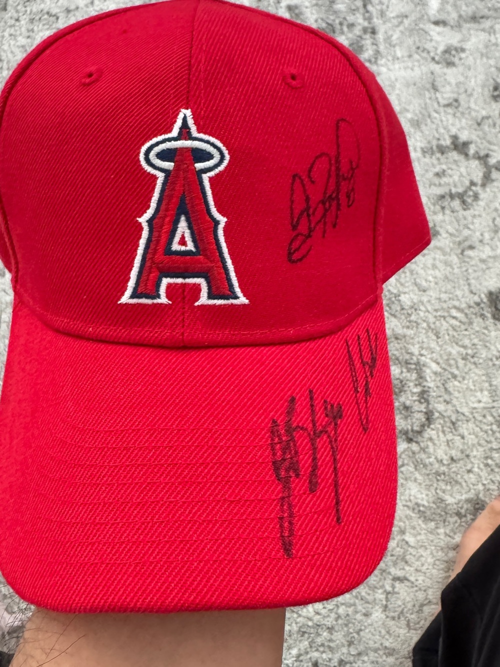Los Angeles Angels Red Logo Baseball Cap by